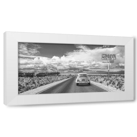 Wandering in the USA White Modern Wood Framed Art Print by Gasoline Images