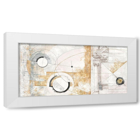 Vestigia White Modern Wood Framed Art Print by Armenti, Arturo