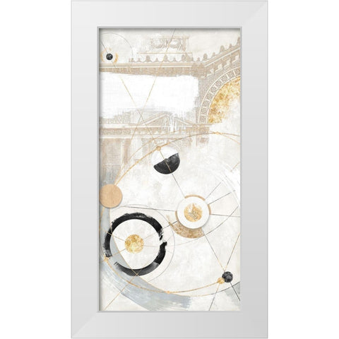 Equilibrio White Modern Wood Framed Art Print by Arturo, Armenti