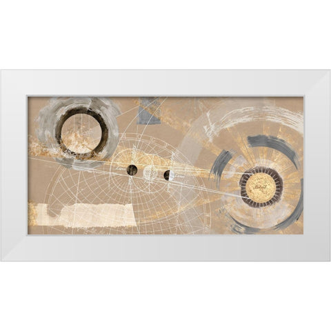 Orbita solare White Modern Wood Framed Art Print by Armenti, Arturo