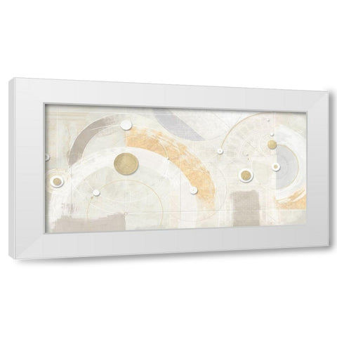 Corpi gravitazionali White Modern Wood Framed Art Print by Armenti, Arturo