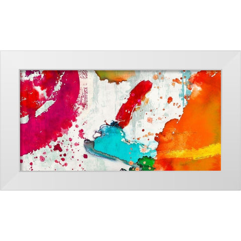 Eptafluo White Modern Wood Framed Art Print by Anne, Munson