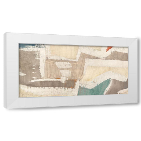 Subdued Choreography White Modern Wood Framed Art Print by Munson, Anne
