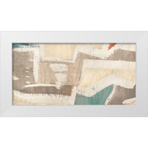 Subdued Choreography White Modern Wood Framed Art Print by Munson, Anne