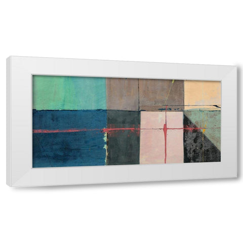 Collective Spirit (detail) White Modern Wood Framed Art Print by Munson, Anne