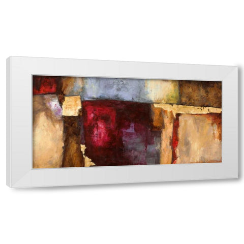 Rosso fiorentino White Modern Wood Framed Art Print by Bacci, Leonardo