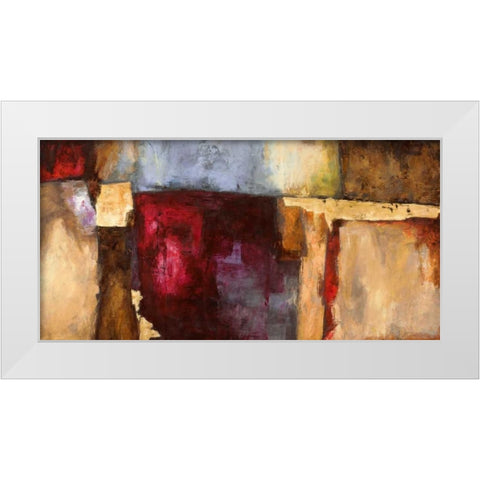 Rosso fiorentino White Modern Wood Framed Art Print by Bacci, Leonardo