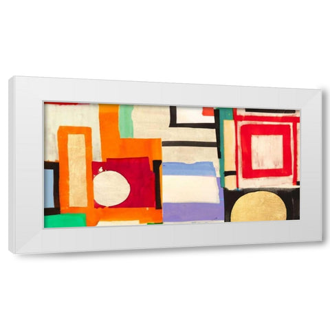 Ships Sailing Quietly White Modern Wood Framed Art Print by Bacci, Leonardo