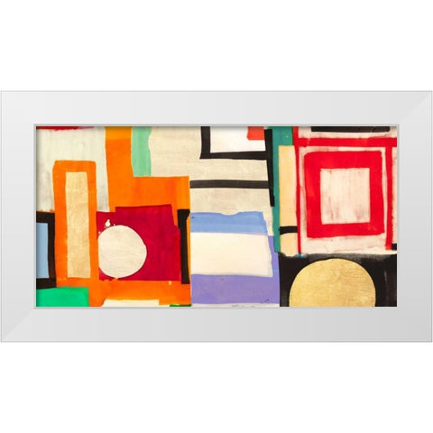 Ships Sailing Quietly White Modern Wood Framed Art Print by Bacci, Leonardo