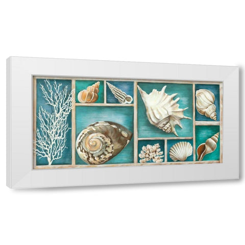 Collection of Memories White Modern Wood Framed Art Print by Broome, Ted