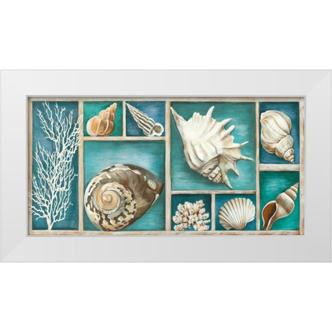 Collection of Memories White Modern Wood Framed Art Print by Broome, Ted