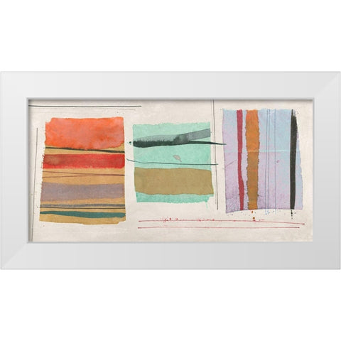 Feeling Happy White Modern Wood Framed Art Print by Viola, Bertel