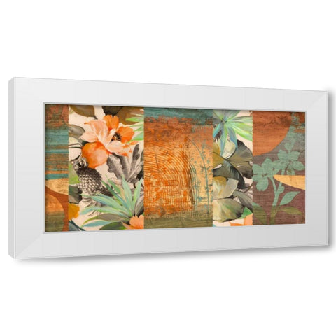 Jungle I White Modern Wood Framed Art Print by Grant, Eve C.