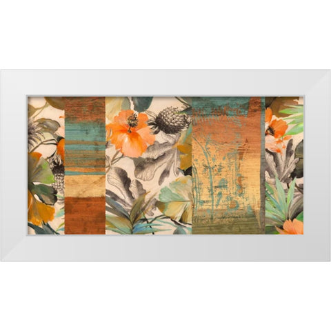 Jungle II White Modern Wood Framed Art Print by Grant, Eve C.