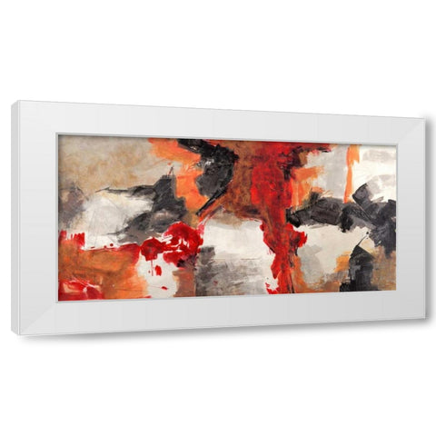 Sex White Modern Wood Framed Art Print by Olin, Chaz