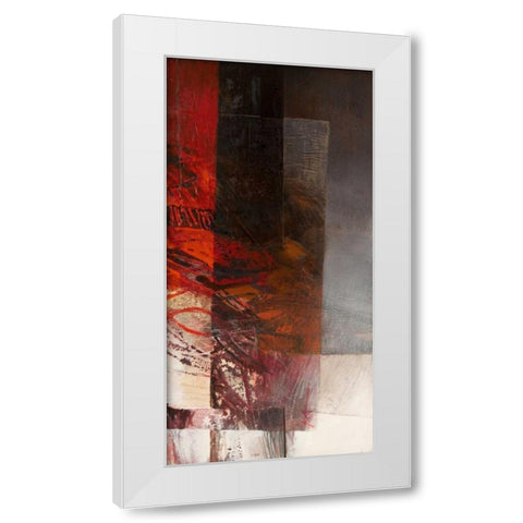 Paesaggio II White Modern Wood Framed Art Print by Censini