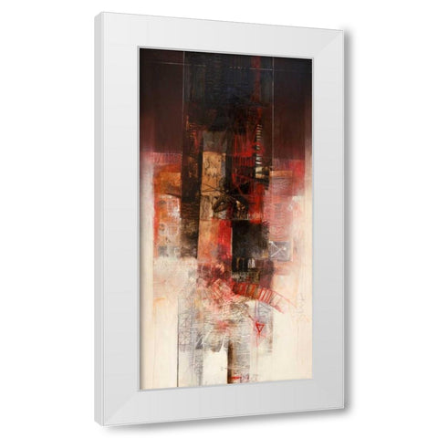Il teorema dei ritmi White Modern Wood Framed Art Print by Censini