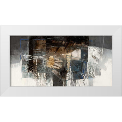 La valle dai riflessi di creta White Modern Wood Framed Art Print by Censini