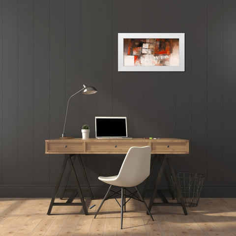 Attese White Modern Wood Framed Art Print by Censini, Giuliano