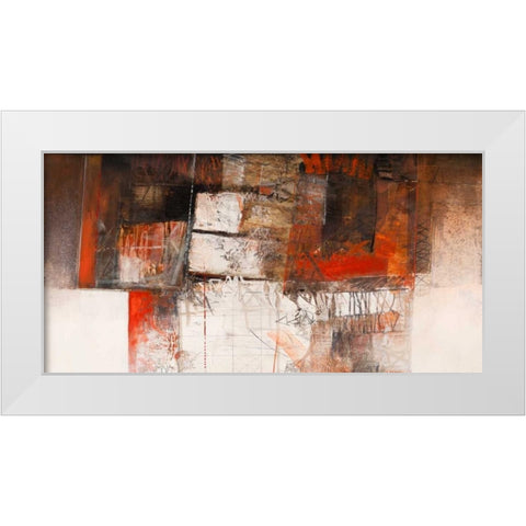 Attese White Modern Wood Framed Art Print by Censini, Giuliano
