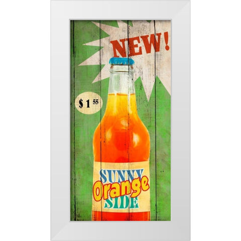 New! White Modern Wood Framed Art Print by Teller, Skip