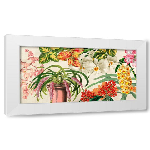 Panneau Botanique IV White Modern Wood Framed Art Print by Dellal, Remy