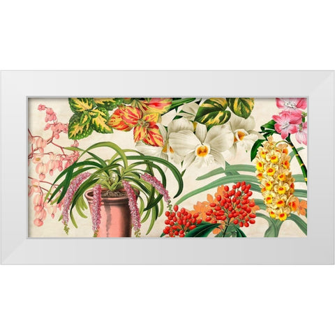 Panneau Botanique IV White Modern Wood Framed Art Print by Dellal, Remy