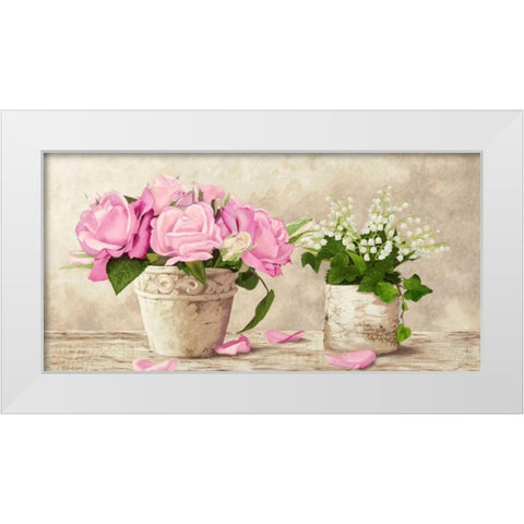 So French White Modern Wood Framed Art Print by Dolci, Elena