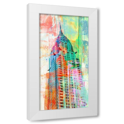 The Skyscraper 2.0 White Modern Wood Framed Art Print by Chestier, Eric