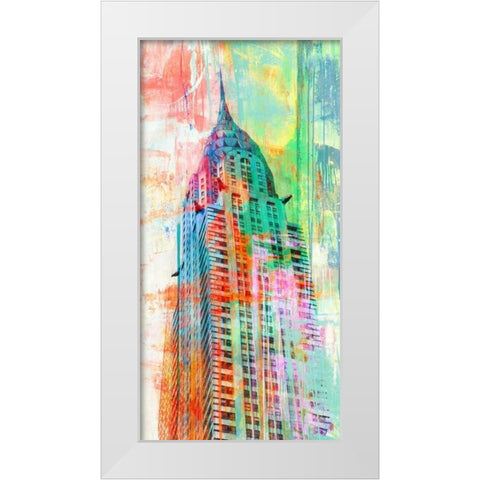 The Skyscraper 2.0 White Modern Wood Framed Art Print by Chestier, Eric