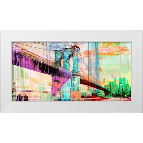 The Bridge 2.0 White Modern Wood Framed Art Print by Chestier, Eric