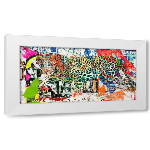 Camouflage #1 White Modern Wood Framed Art Print by Eric, Chestier