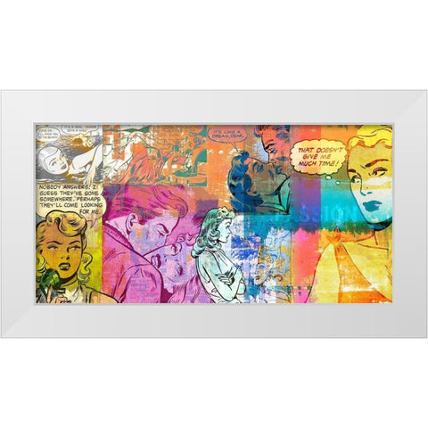 Passion White Modern Wood Framed Art Print by Chestier, Eric