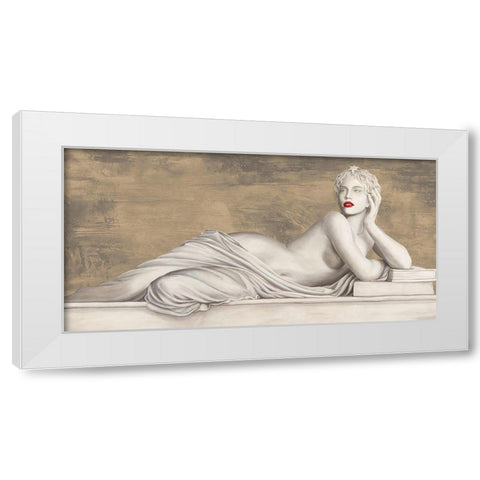 Eternal Beauty White Modern Wood Framed Art Print by Eleanor, Setti