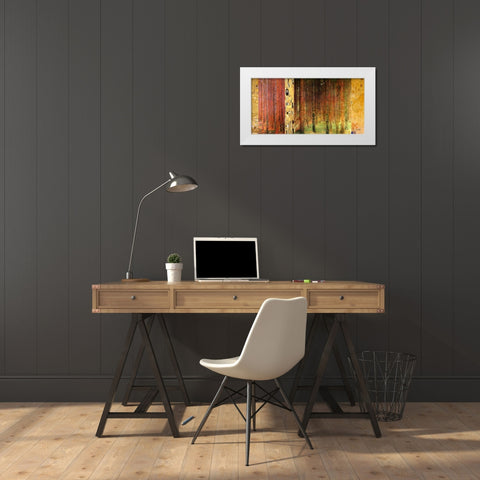 Forest I White Modern Wood Framed Art Print by Klimt, Gustav