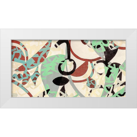 Manticore I White Modern Wood Framed Art Print by Hype, Hopper