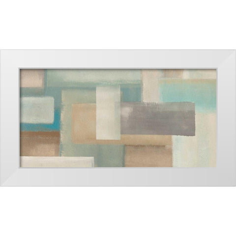 Azure White Modern Wood Framed Art Print by Corrado, Italo