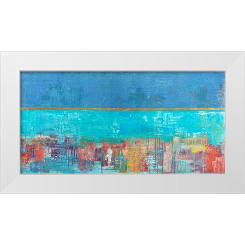 Riflessi White Modern Wood Framed Art Print by Corrado, Italo