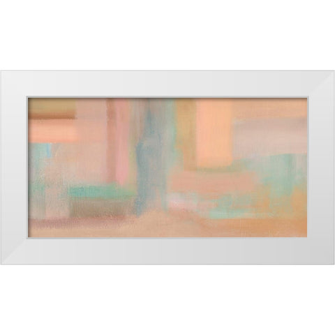 Risonanze I (detail) White Modern Wood Framed Art Print by Corrado, Italo