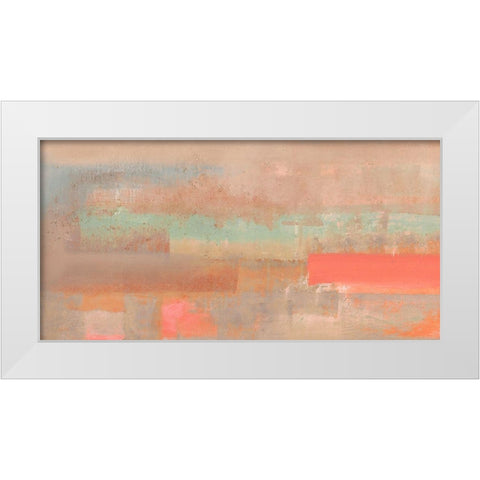 Risonanze II (detail) White Modern Wood Framed Art Print by Corrado, Italo