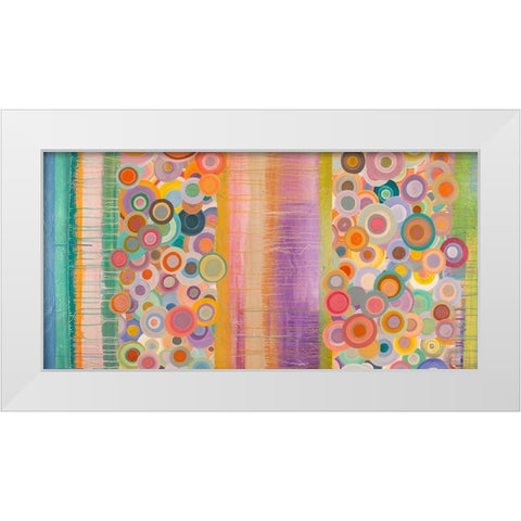 Primavera Pop White Modern Wood Framed Art Print by Corrado, Italo