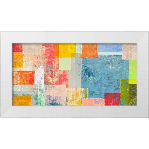 Kaleidos I White Modern Wood Framed Art Print by Corrado, Italo