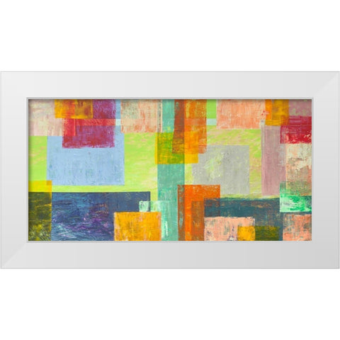Kaleidos II White Modern Wood Framed Art Print by Corrado, Italo