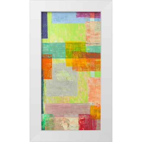Festa dEstate II White Modern Wood Framed Art Print by Corrado, Italo