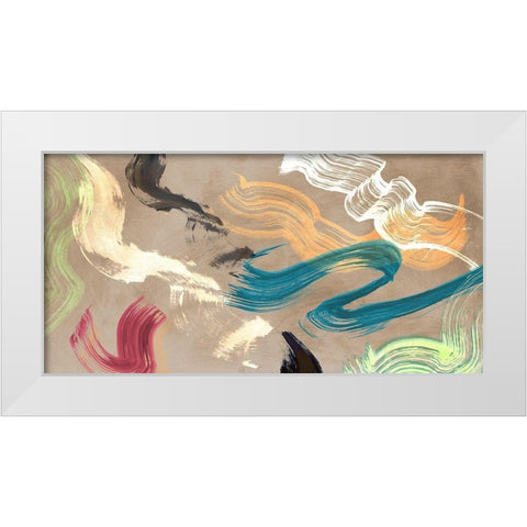 Infinity in Motion White Modern Wood Framed Art Print by Ikeda, Haru