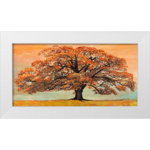 Oak White Modern Wood Framed Art Print by Eelder, Jan