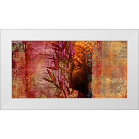 Inspirational White Modern Wood Framed Art Print by Joannoo