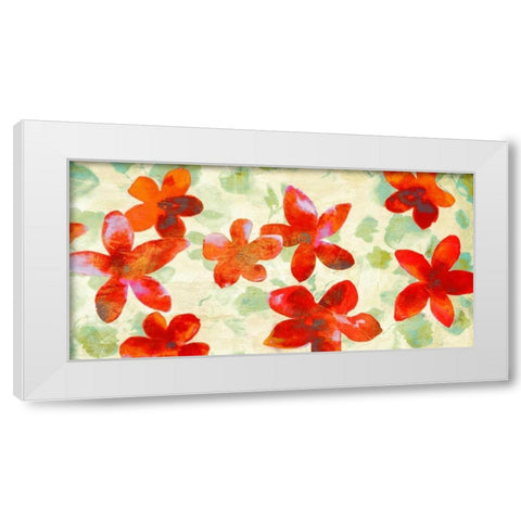 Happy Printemps White Modern Wood Framed Art Print by Parr, Kelly