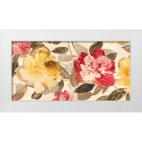 Velvet Flowers White Modern Wood Framed Art Print by Parr, Kelly