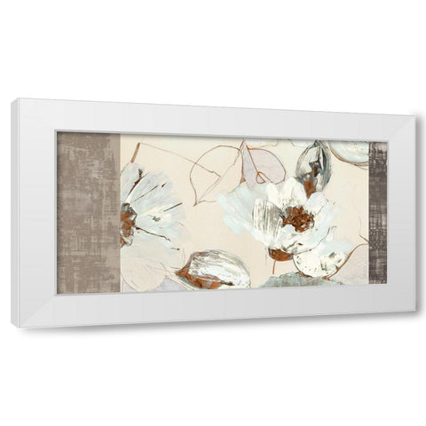 Parure (Neutral) White Modern Wood Framed Art Print by Kelly, Parr
